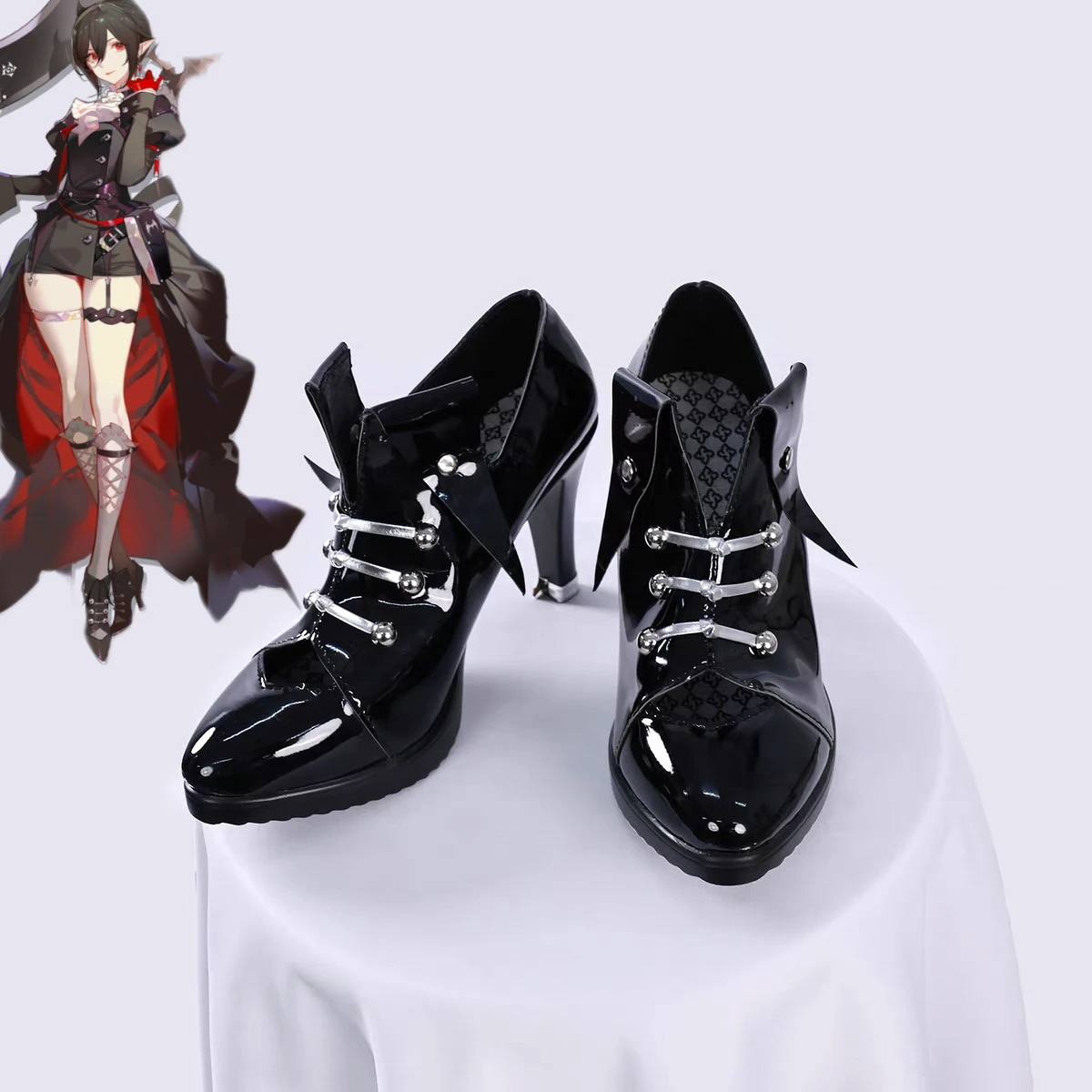 Anime Game Arknights Entelechia Cosplay Shoes Carnival Halloween