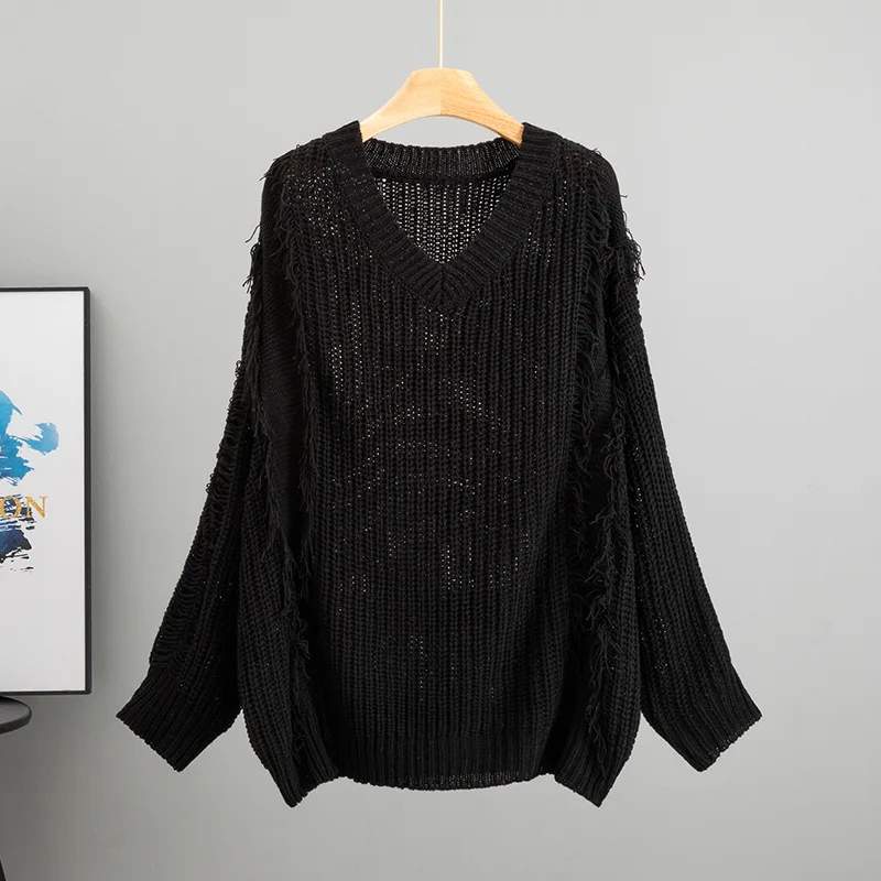 

Пуловер, свитер, женский вязаный топ с v-образным вырезом, вязаные топы, трикотаж, однотонные пуловеры, джемперы, осень-зима, офисная женская одежда