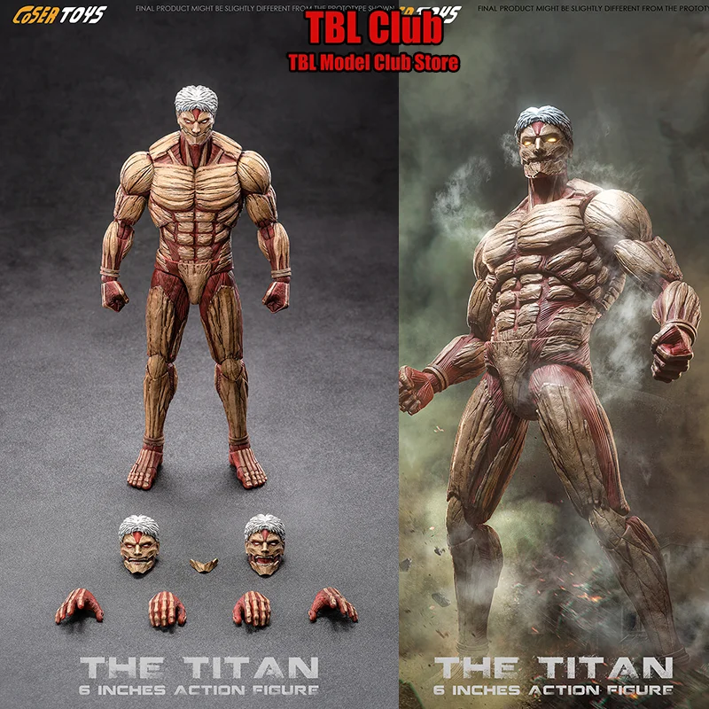 

1/12 Scale Yoroi no Kyojin Reiner Braun 6-inch Full Set Action Figure Male Soldier Collection Doll In Stock COSER TOYS AD-003