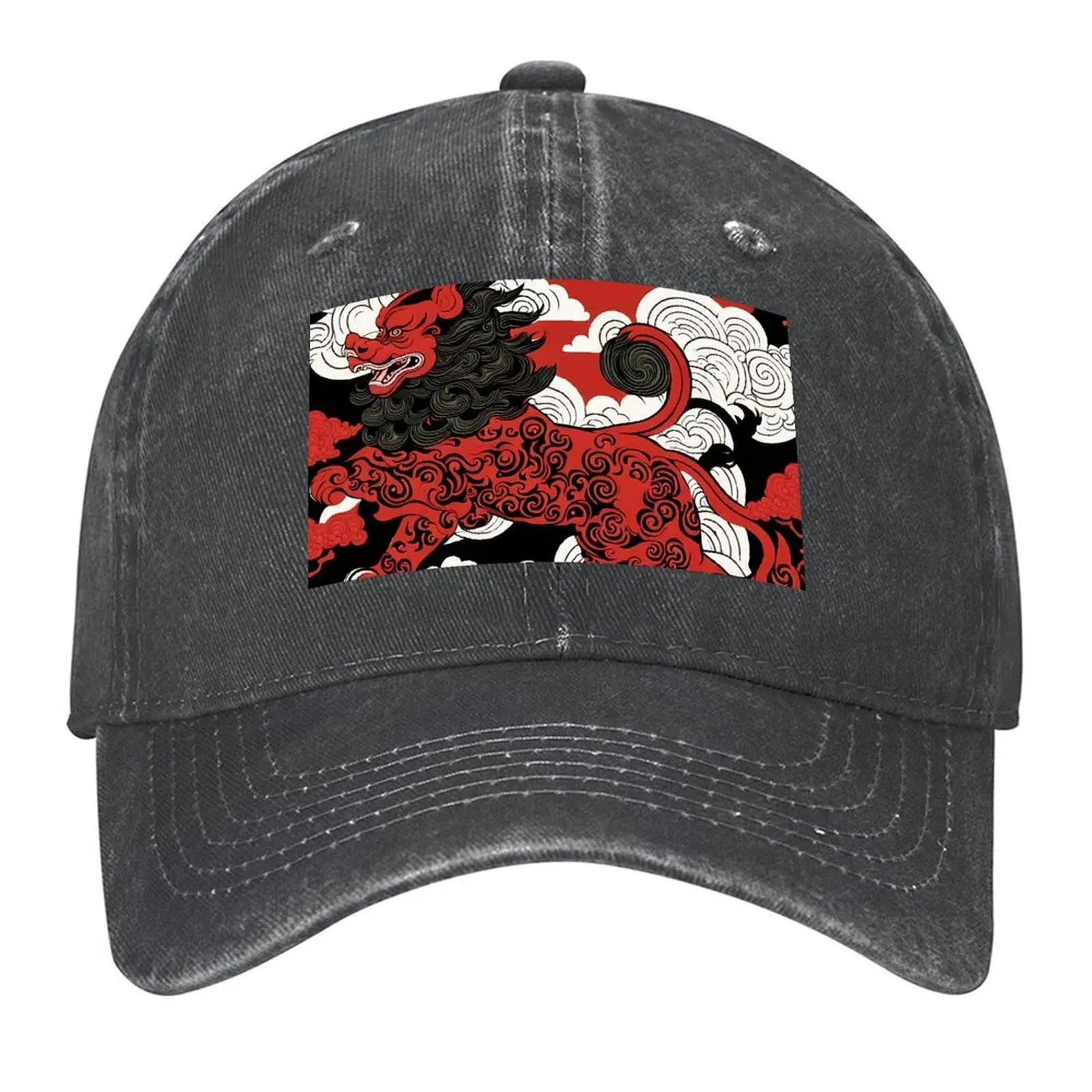 

Foo Dog Baseball Cap foam party Hat Golf Hat fishing caps man Vintage Men's Women's