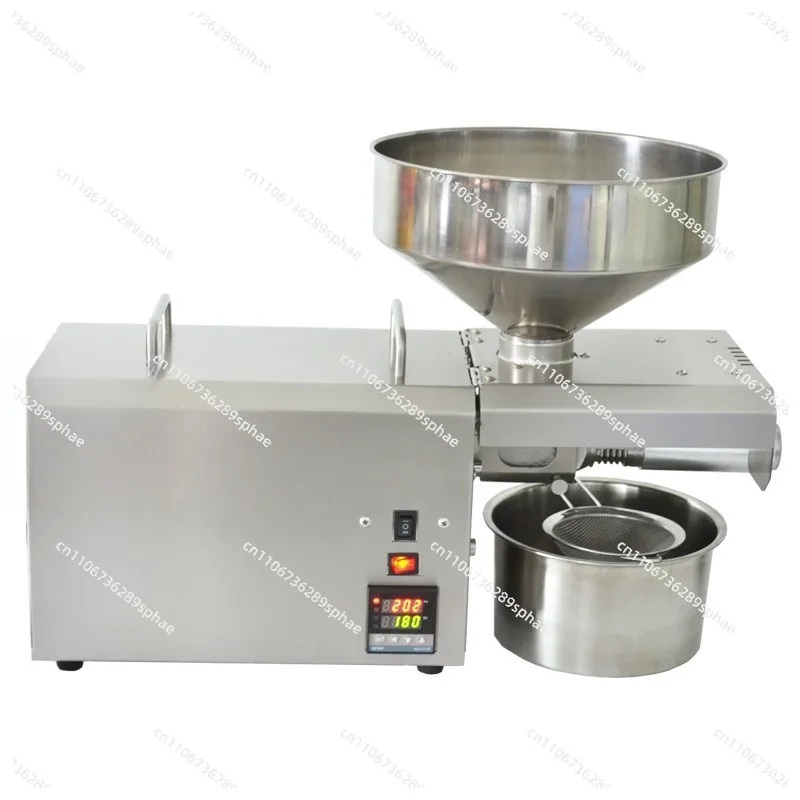 220V/110V Oil Press Machine 1500W Electric Oil Extractor Machine Stainless Steel Oil Presser with High Pressing Speed