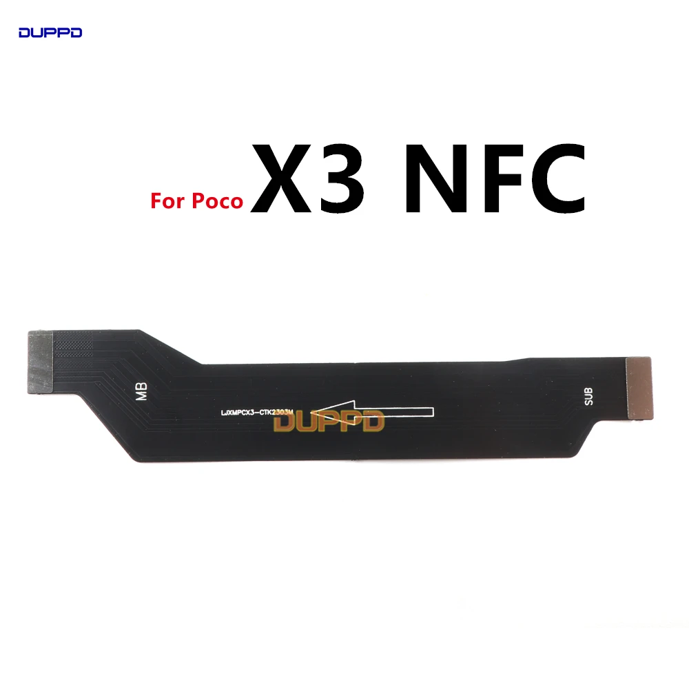 Mainboard Charging Flex Cable Connect Motherboard For Xiaomi POCO X3 Pro NFC X3Pro X3NFC Main Board Flex