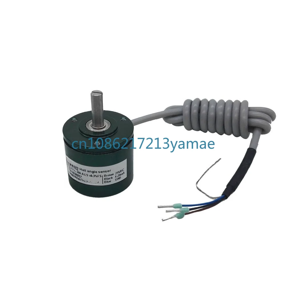 

P3036 Hall Effect Angle Sensor 24V 0-10V / 4-20mA Output 90 180 360 degrees Contactless Magnetic Angular Encoder