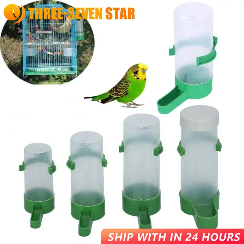 Bird Feeders Waterer Drinker With Clip For Bird Feeders Parrot Cages Water Dispenser Bottles Drinking Bowls Pet Bird Supplies