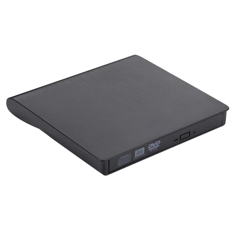 External CD DVD Drive, USB 2.0 Slim Protable External CD+/-RW Drive DVD-RW Burner Writer Player for Laptop Notebook PC Desktop