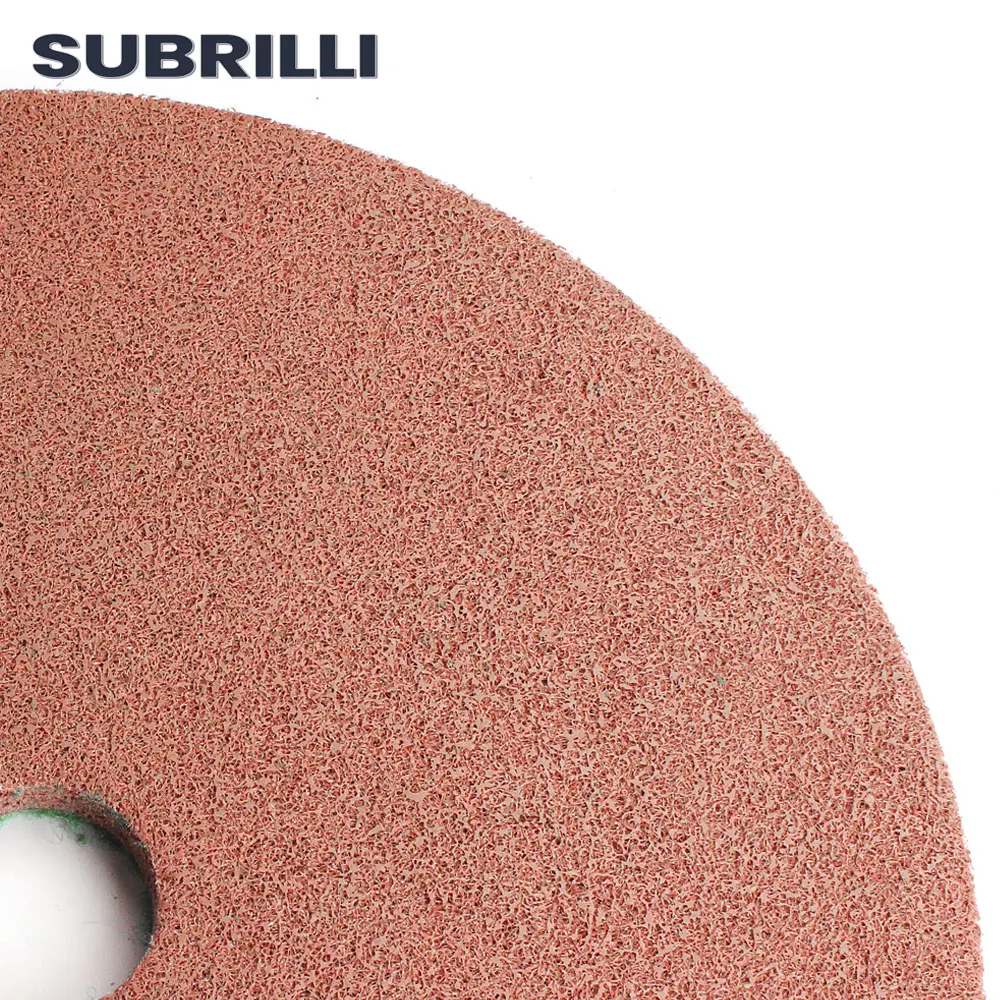 10inch Diamond Sponge Polishing Pads 100pieces Nylon Fiber Buffing Sanding Wheel Abrasive Cleaning For Artificial Stone Marble