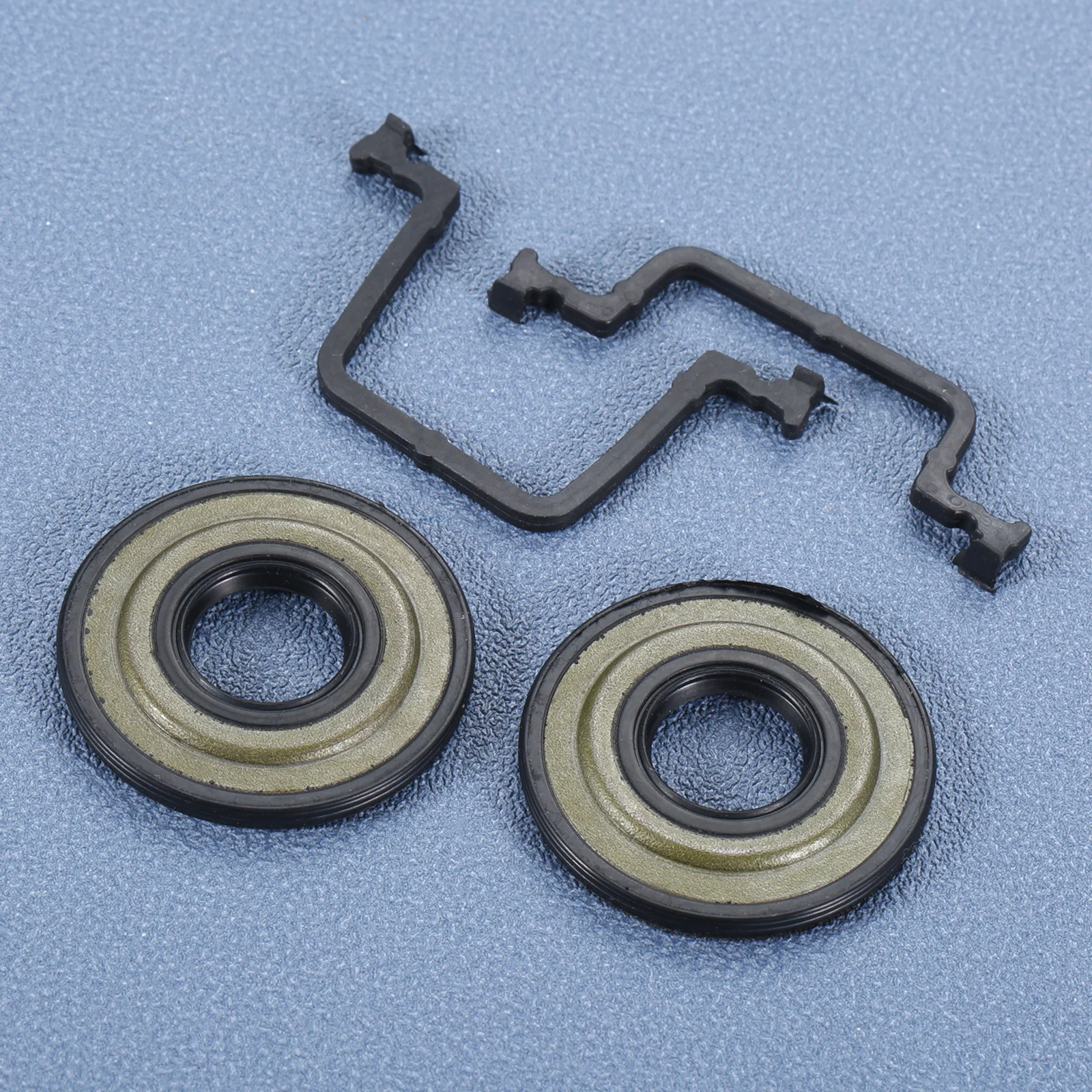 2sets Oil Seal Cylinder Gasket for Husqvarna 445 450 445E 450E Chainsaw Replace 544108701, 544109201, 544013801 Garden Repair