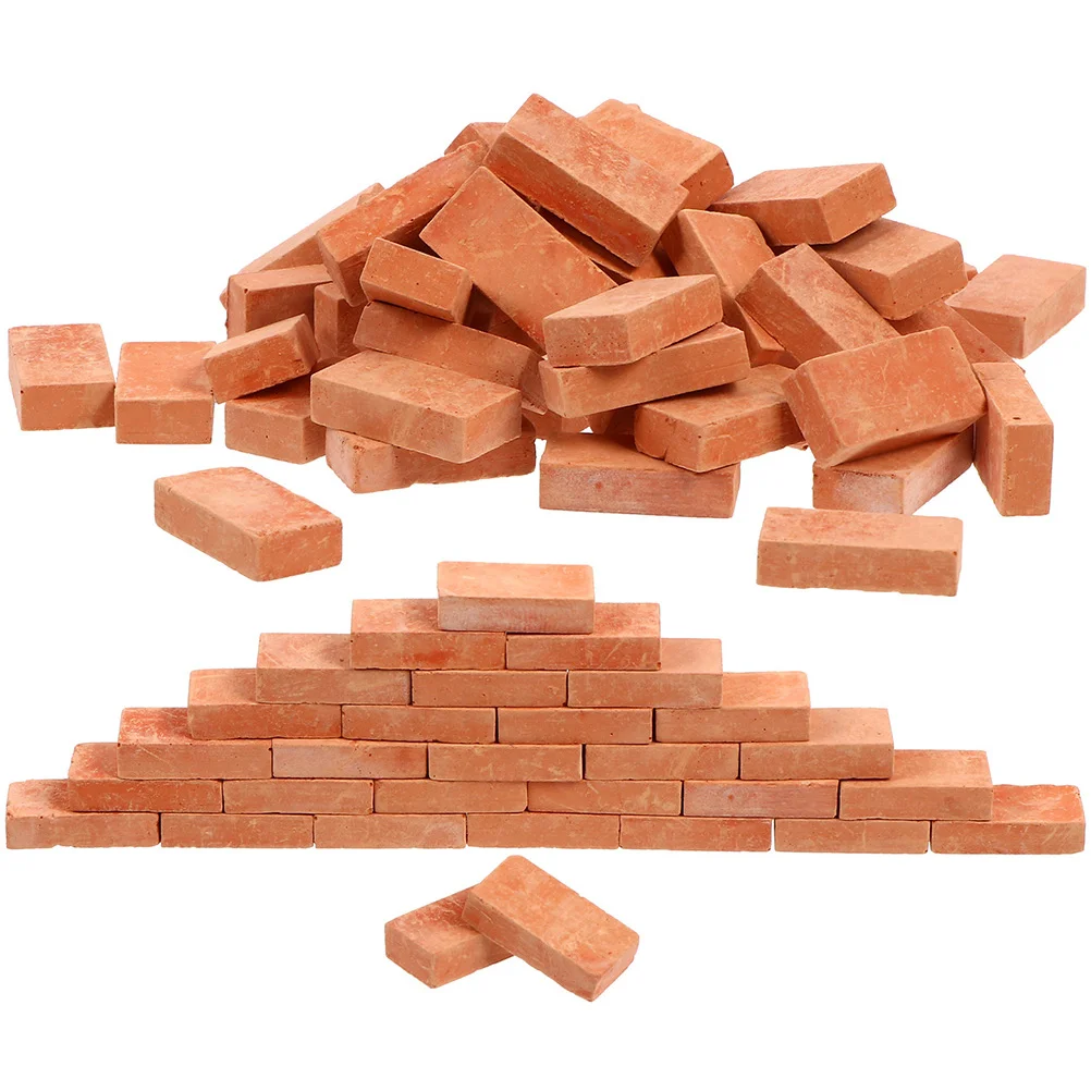 

150 Pcs Simulated Brick Simulation Models Toy Miniature Small Sand Table Decors Clay DIY