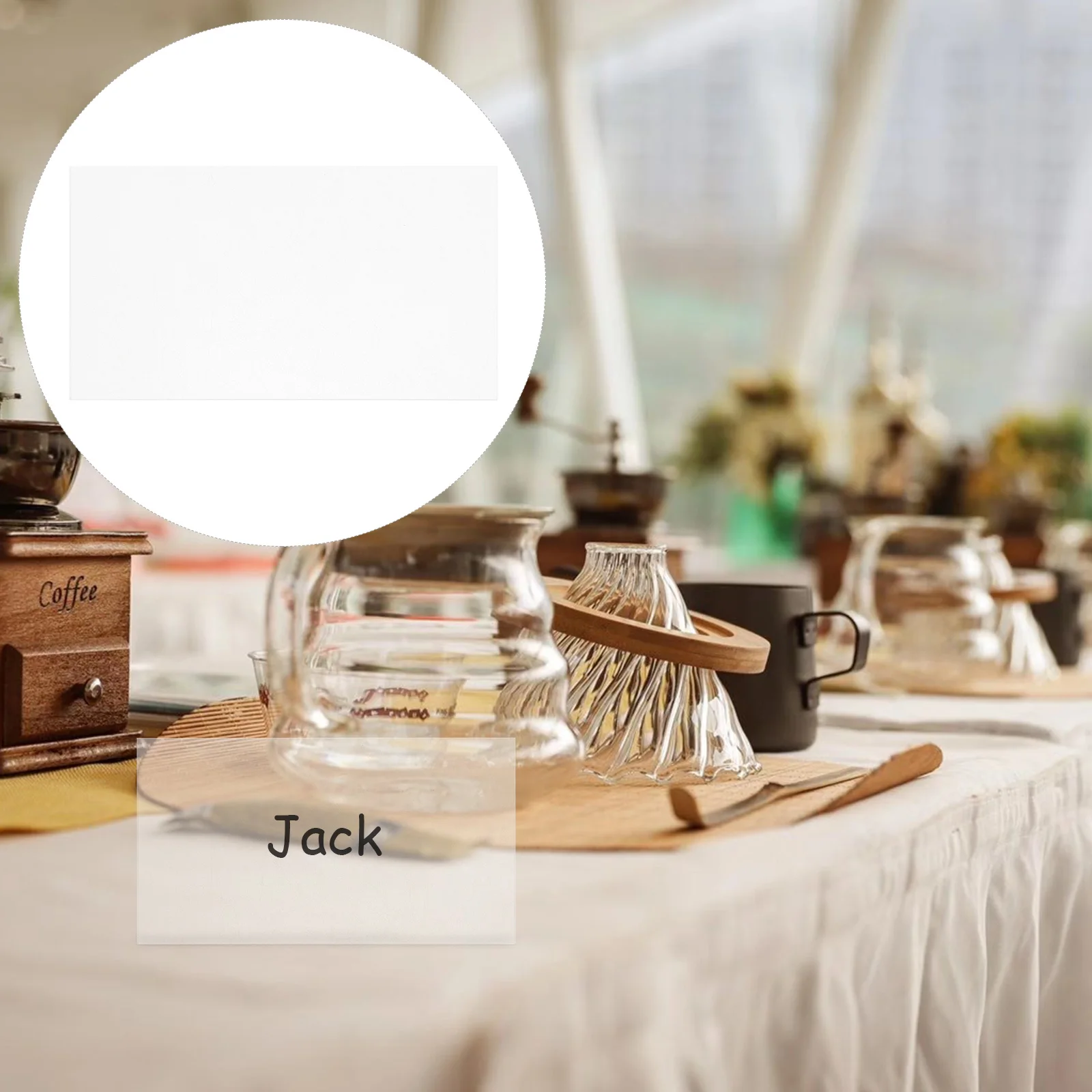 Tarjetas de nombre acrílicas de 20 piezas, mesa de cena transparente para invitados de boda, letreros de lugar, soporte para números, tarjeteros de mesa de fiesta en blanco