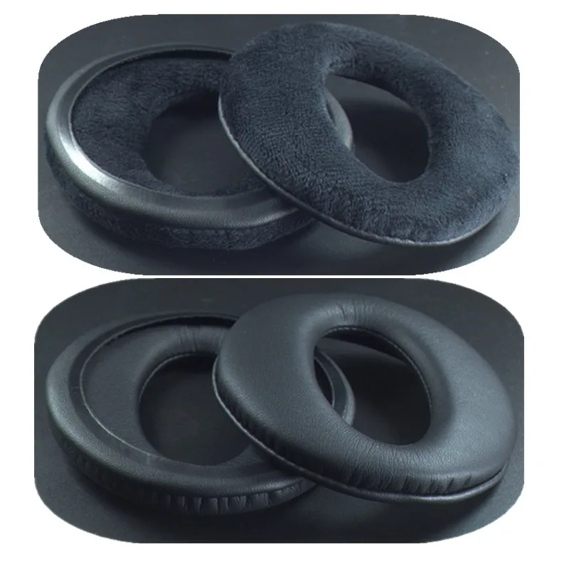 VELVET Earpads Replacement  For SONY MDR-CD370 Headphones Ear Cushion Ear Cups Ear Cover Earpads Ear Pads Black Protein Leather