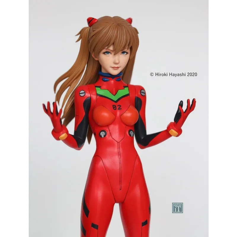 

New Anime GK EVA Asuka Langley Soryu standing posture Kawaii Figure resin DIY assembly White Model Toys Doll ornament Gifts