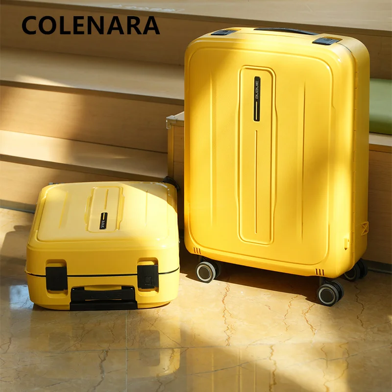 

COLENARA Suitcase High Quality 20 Inches Boarding Box 24"28"32 Inches Large Capacity Trolley Case Wheeled Travel Bag Luggage