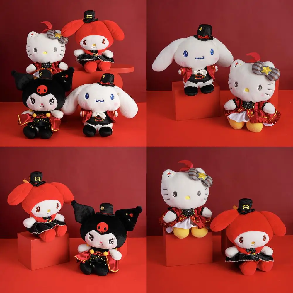 

Kawaii Sanrio Kuromi плюшевая игрушка кукла детский подарок на день рождения Cinnamoroll Broadway Series мягкая игрушка для детей