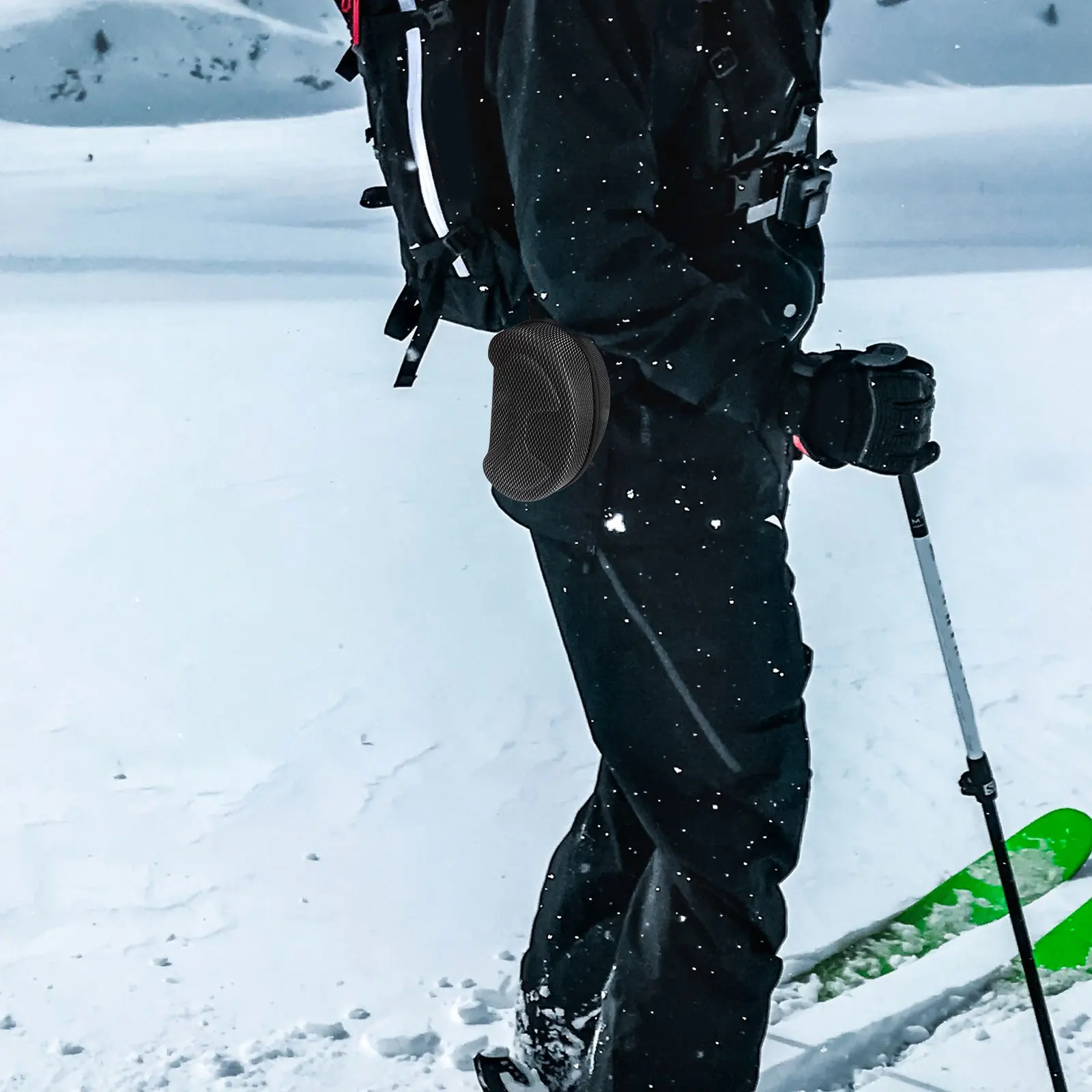 

1Pcs Motorcycle Windshield Bag Sturdy Sunglasses Storage Case Smooth Zipper Eyeglasses Container for Office Workers Students