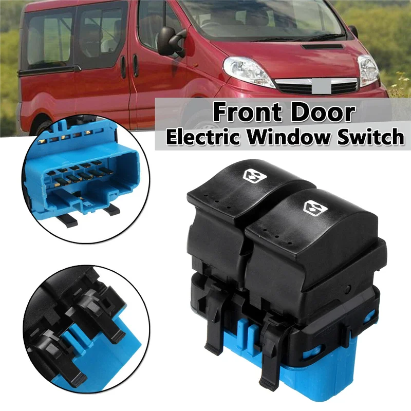 Power Electric Window Control Switch Front Right 8200108269 for Renault Trafic 2 -NISSAN NV400 VAUXHALL MOVANO VIVARO