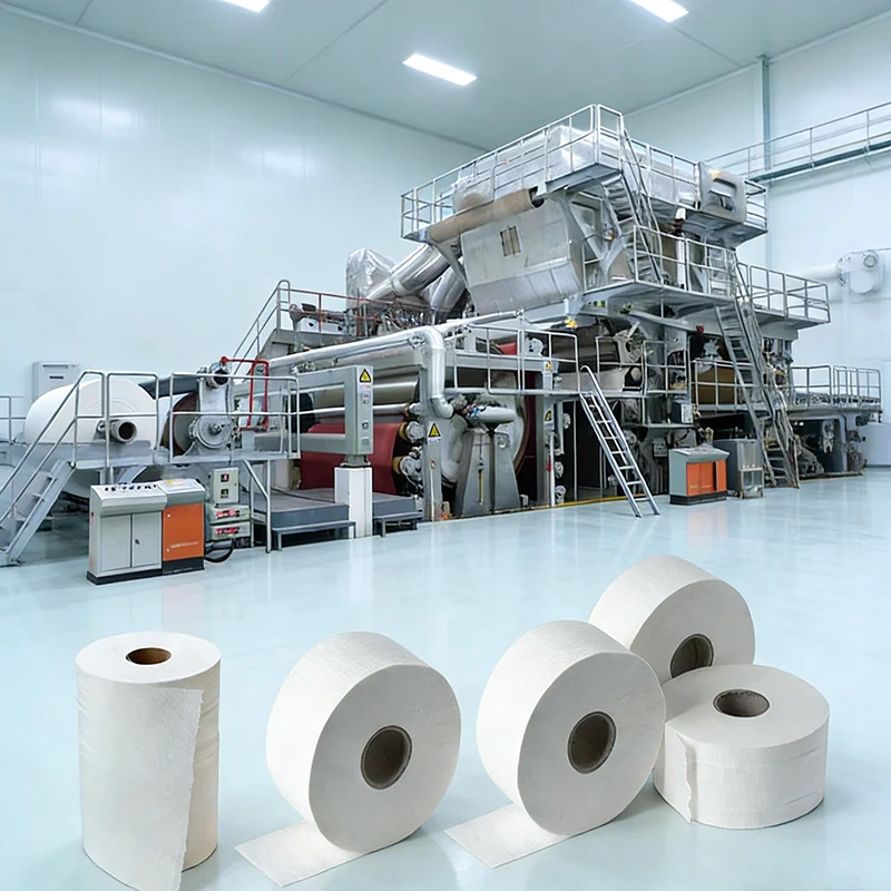 Machine haute capacité pour papier toilette, carton kraft, papier culturel, production efficace et conception peu encombrante