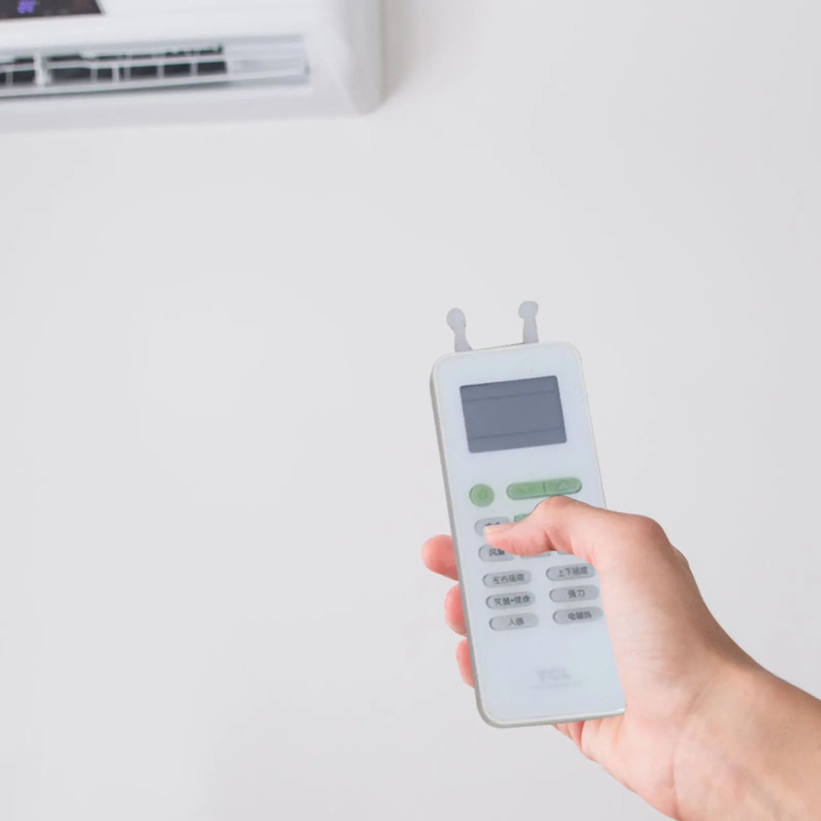 

Remote Controller Cover Silicone Stretch-Resistant Transparent Protector For Air Conditioner Lightweight Portable