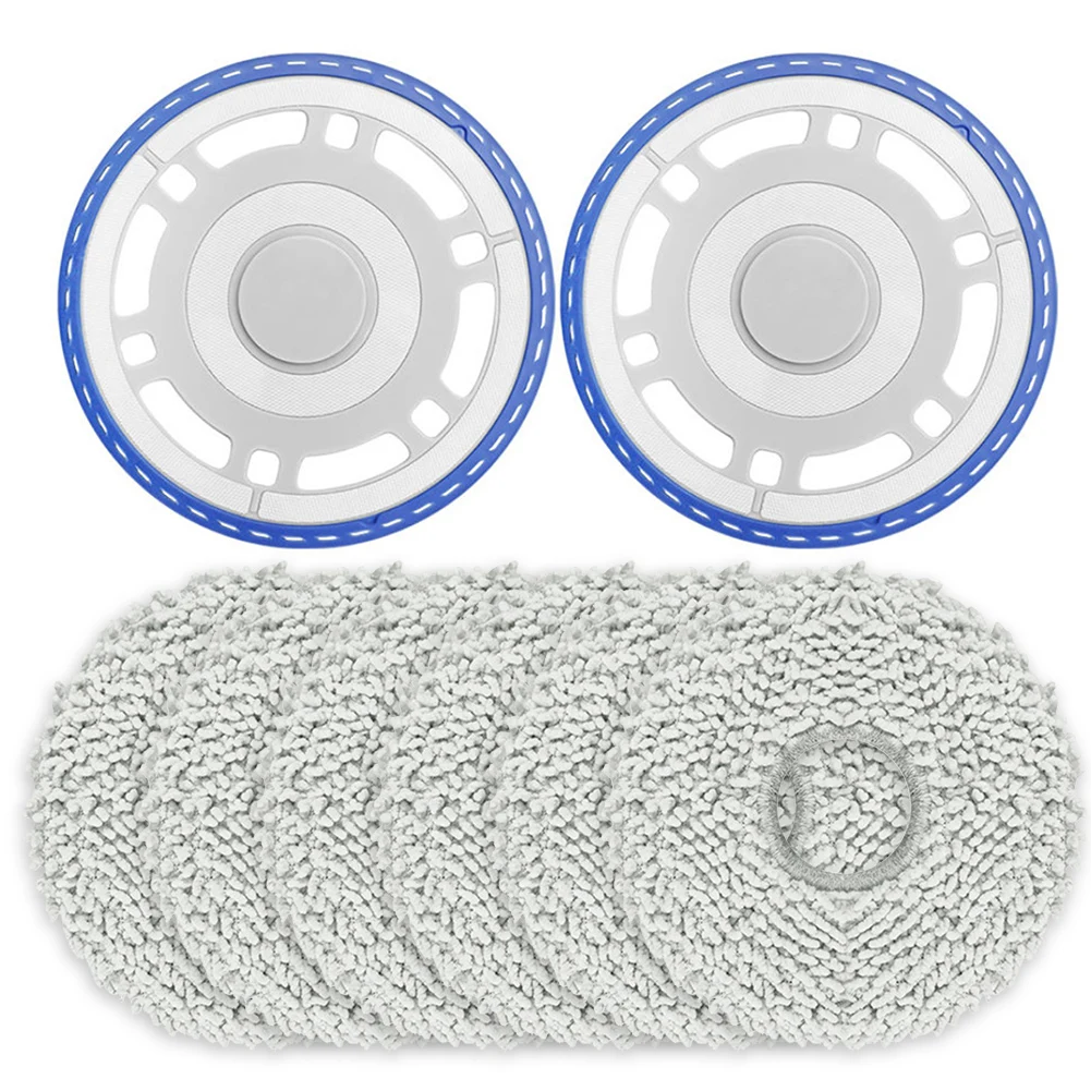 ECOVACS 用交換用モップクロスフレーム T30 用 OMNI 2 ブラケット + 最適な洗浄性能のための 8 つのモップパッド