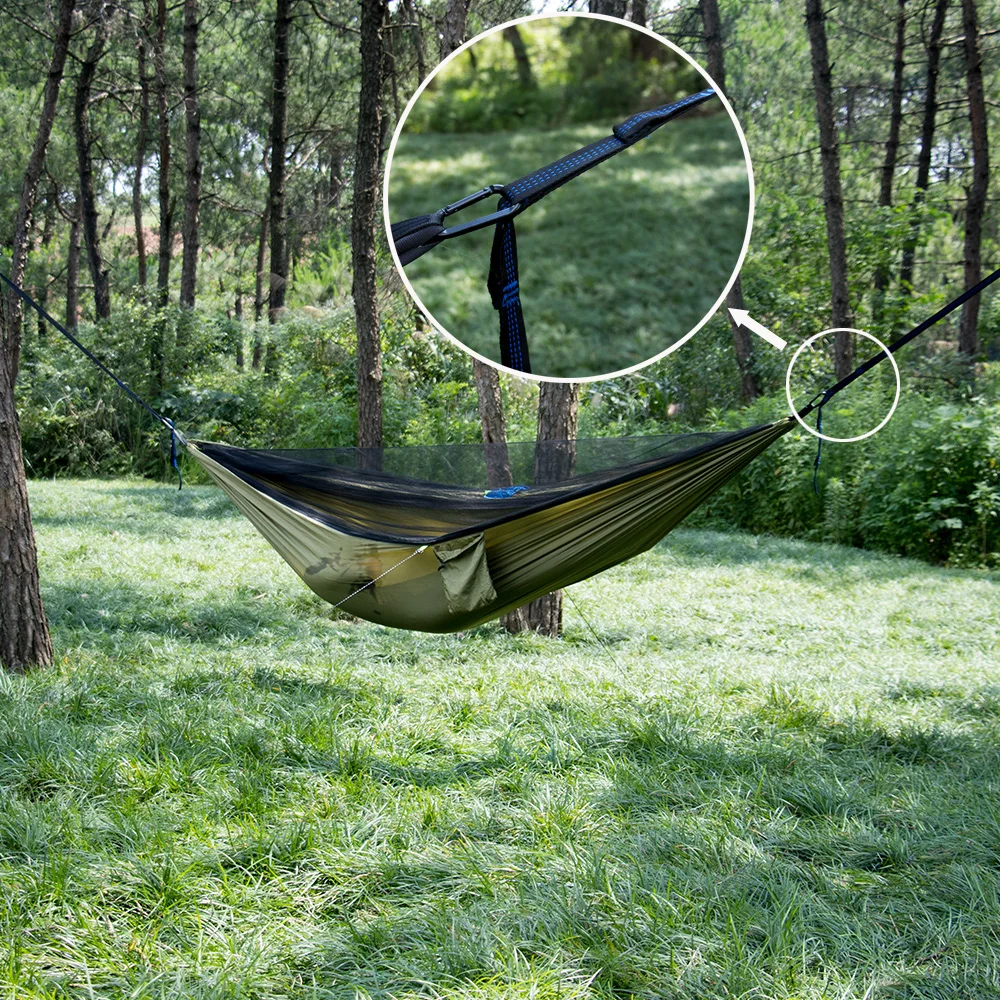 2미터와 2.8미터 조절 가능한 해먹 스트랩 벨트 한 쌍, 고하중 지지