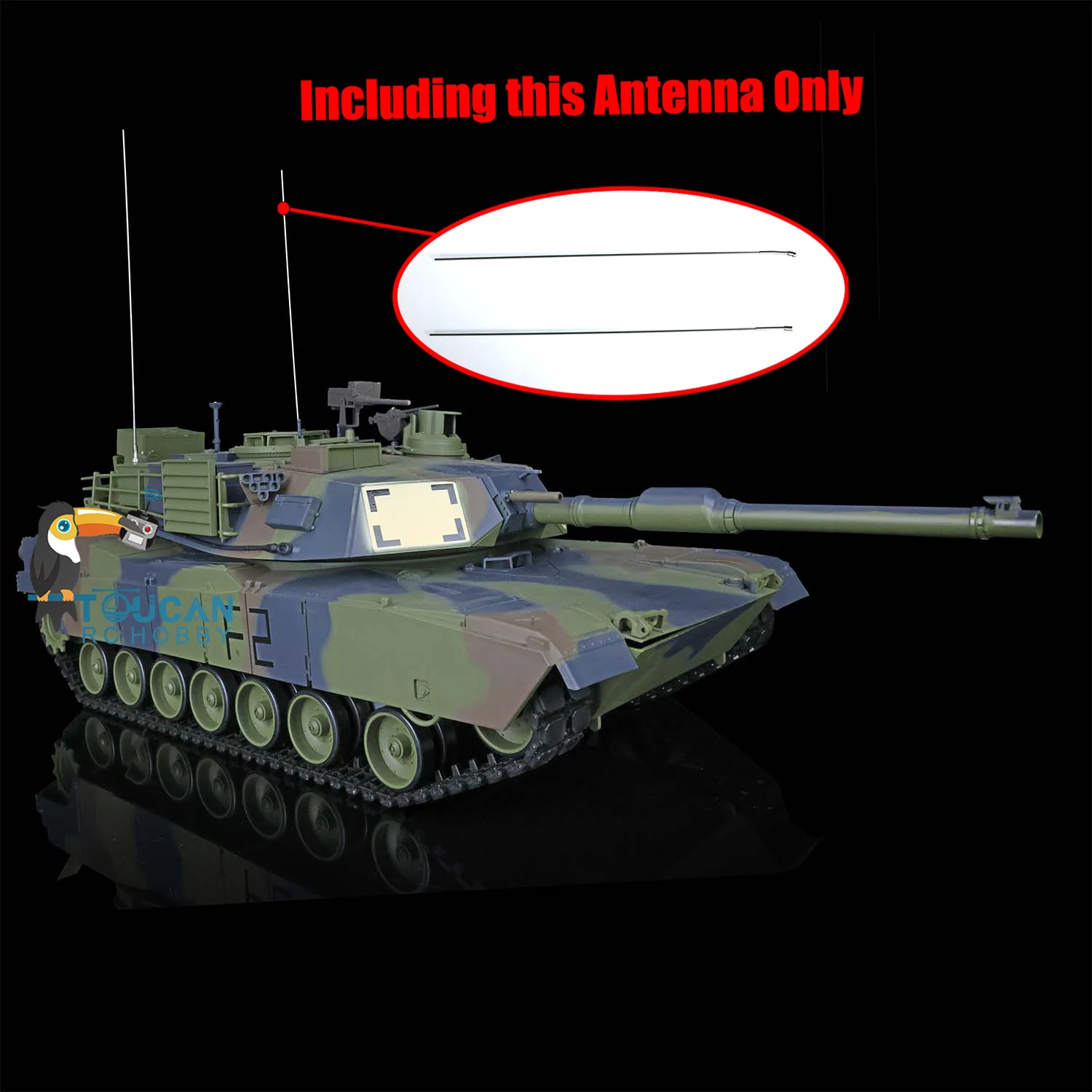 Heng Long Common Parts Antenna Spare for 1/16 RC Tank  Tiger I USA M4A3 Sherman Remote Control Model Only the Antenna