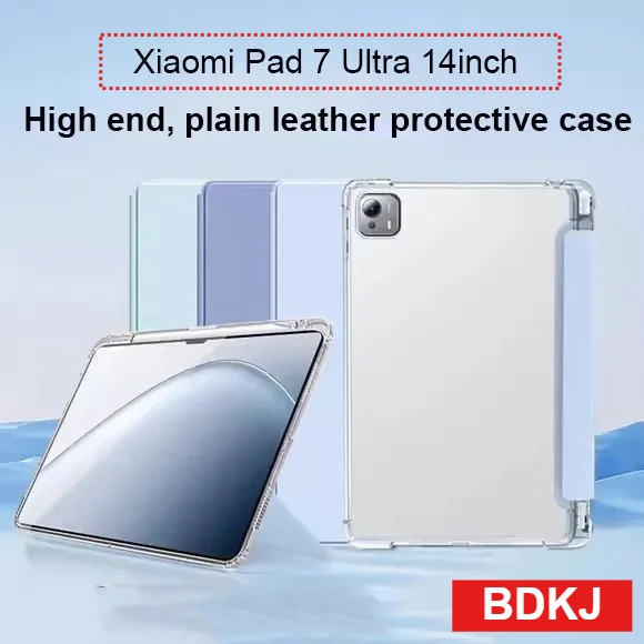 

NEW Smart Case for Xiaomi Redmi K Pad 2 8.8 Pad 7 Ultra 2025 14Inch 5 6 7 6S Pro 12.4 Poco Pad 12.1 Soft TPU Cover with Pen Slot