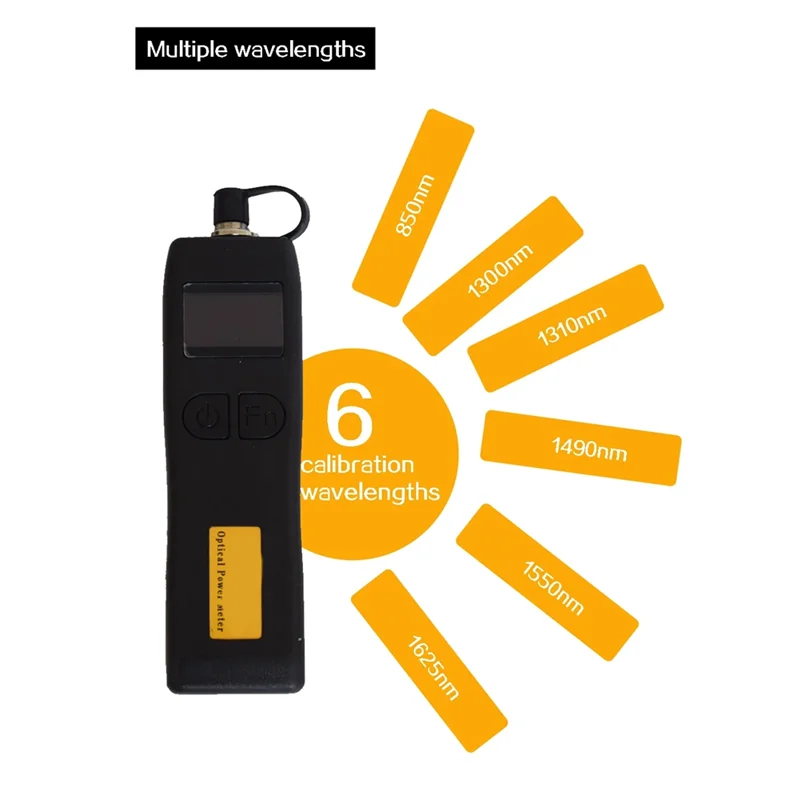 

Тестер оптического измерителя мощности BTLIFE YJ-320A Измеритель оптической мощности для -70- +6Dbm Small Error SC/FC/ST