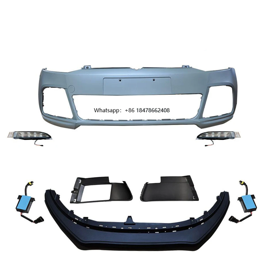 

Front Bumper Assembly Body Kit for VW POLO 2012-17 Upgrade POLO R