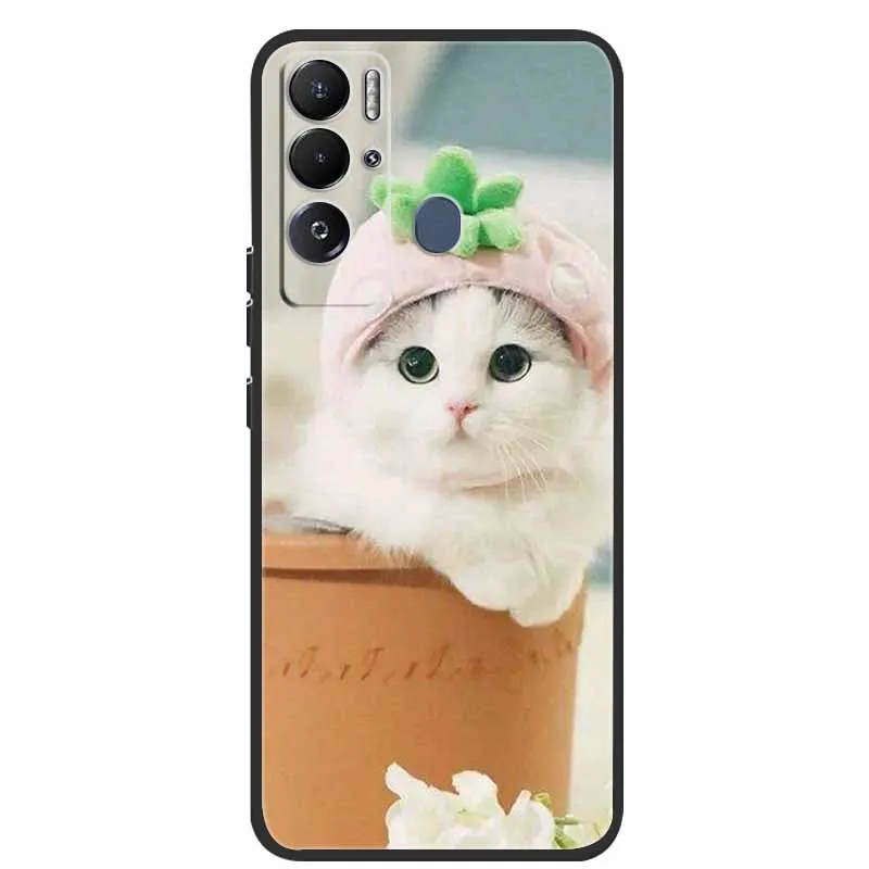 For Tecno Pova Neo Case Animals Soft Silicone Back Cover Phone Case for Tecno Pova Neo Bumper Coque LE6 Shockproof PovaNeo Funda