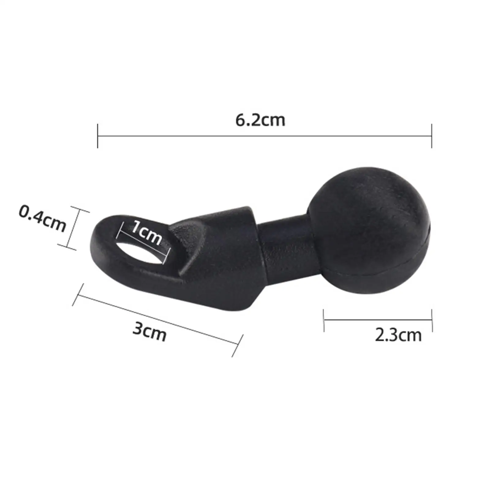 Wear Resistant Motorcycle Mirror Ball Adapter Fixed Bracket Base Aluminum Rubber for Bikes Sports Camera Mount Convenient