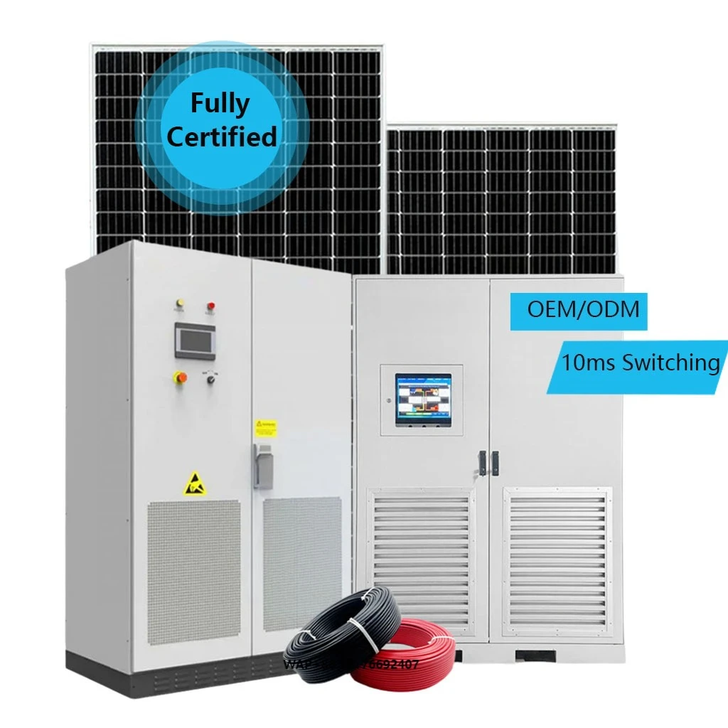 Complete Solar Panel Kit 100kw 200kw 300kw 400kw 500kw Battery Energy Storage PV Hybrid System for Commercial