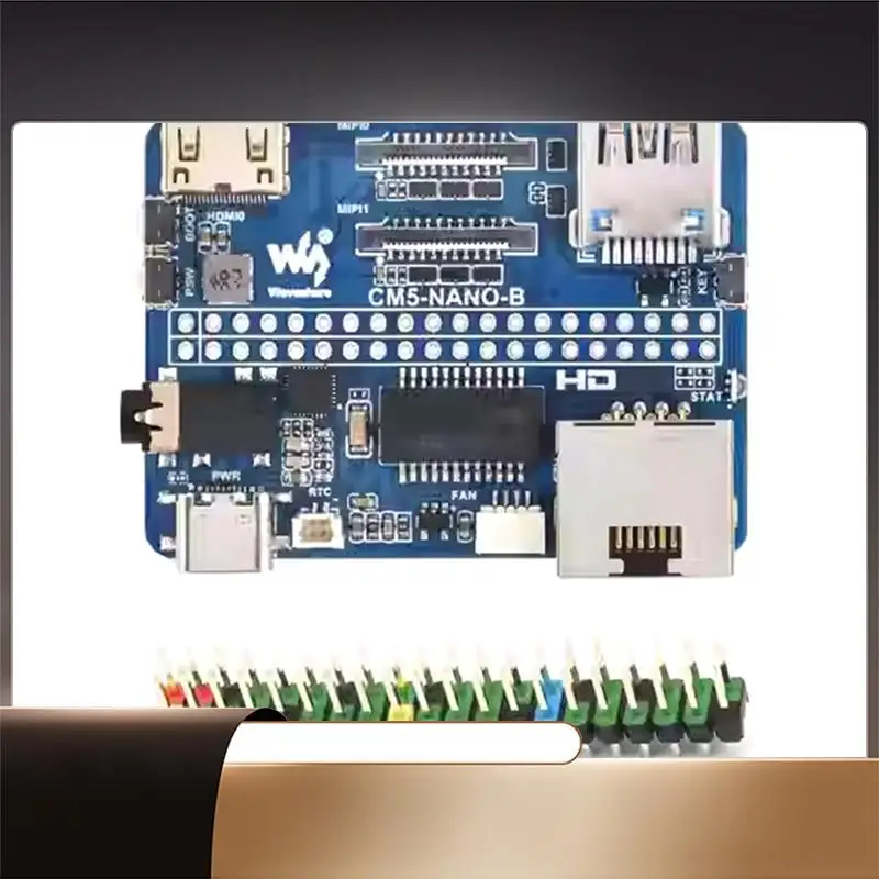 

Waveshare Forraspberry Pi CM5 Mini Base IO Board NANO B Development Computing Module Expansion Board Type B CM5-NANO-B-N35R