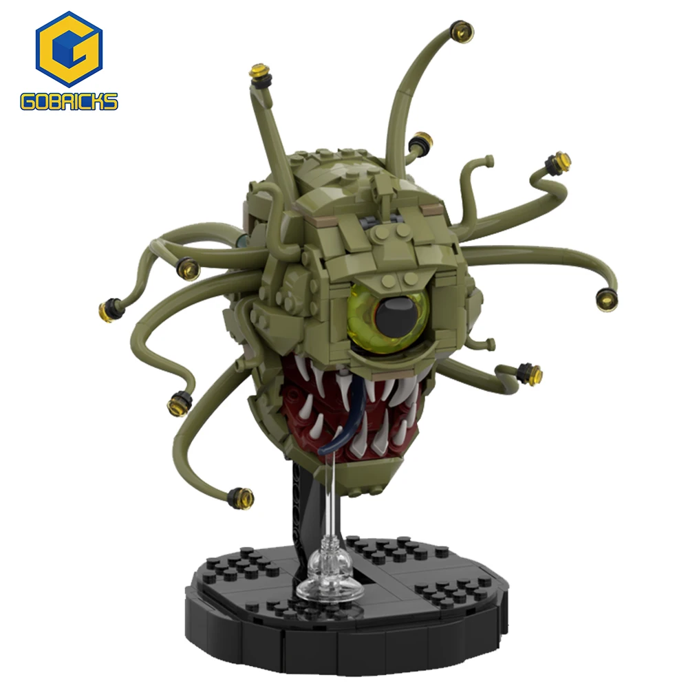 

Gobrick своими руками идеи игра персонаж Монстр Dungeonsed и дракон Beholder ужас MOC набор строительных блоков игрушки для детей подарок