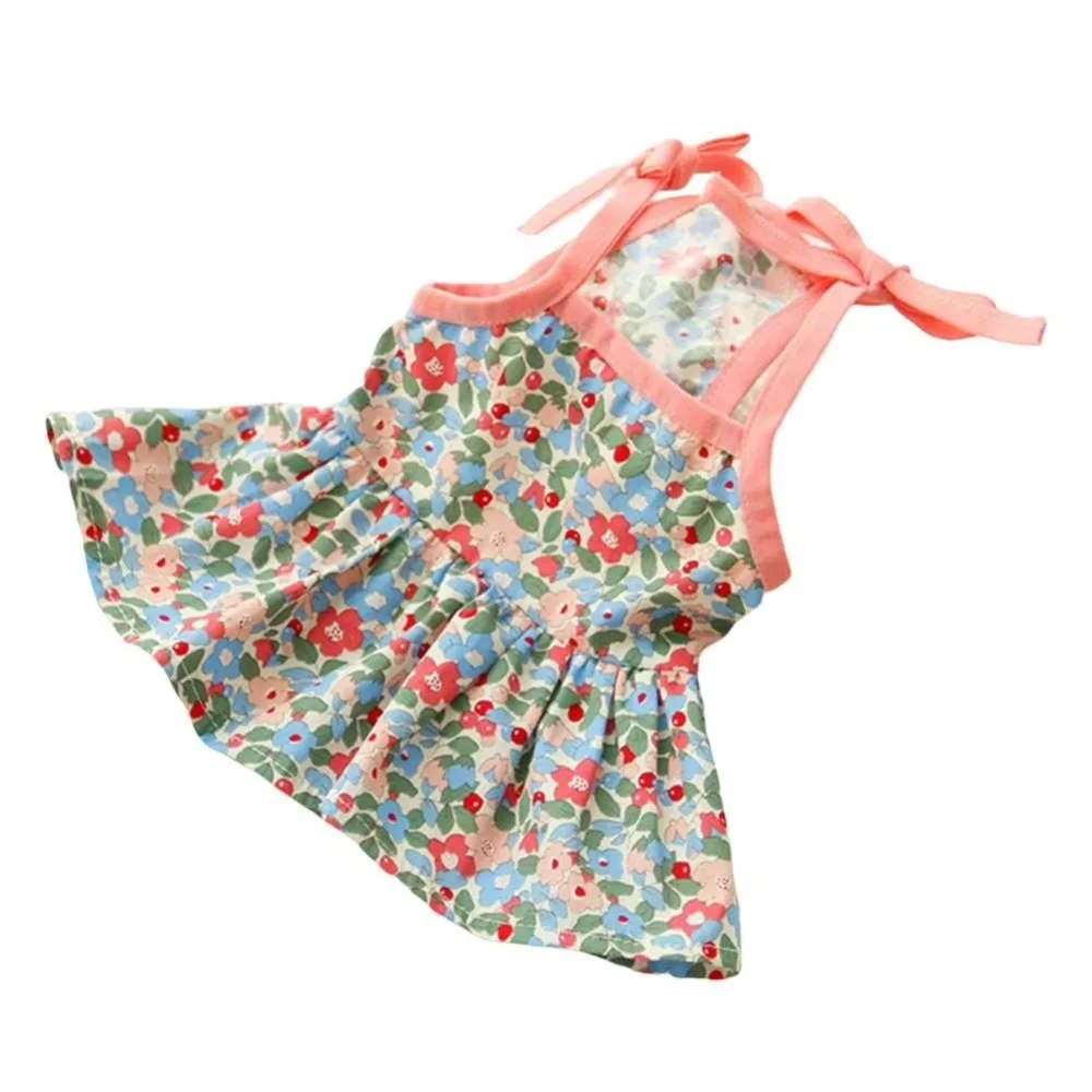 

Pet Supplies Cotton Pet Summer Clothes Cute Soft Cat Suspender Floral Skirt Thin Design Breathable Pet Princess Dresses Spring