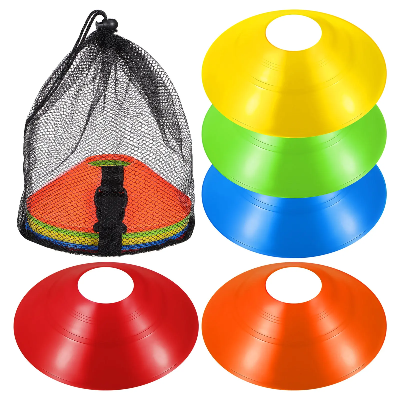 30 Buah Kerucut Sepak Bola, Pe - Football Training Cone ulasan dan harga
