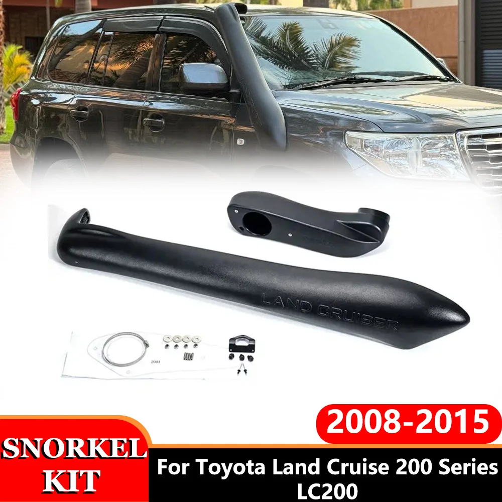 Air Intake Snorkel Kit For Toyota Land Cruiser 200 Series LC200 2008-2015 Wader Breathing Hose Tube Off Road 4x4 Car Accessories