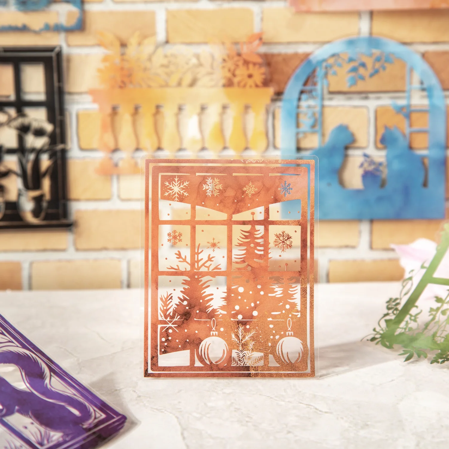 20pcs/1lot Kawaii Scrapbook Sticker Natural Window Artists Scrapbooking Supplies Planner Decorative Stationery Sticker
