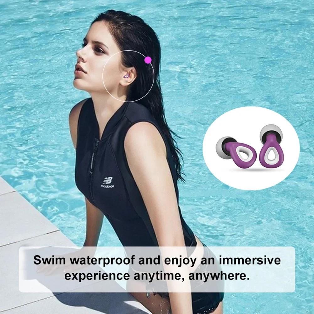 HUAK 1 Set Ear Plugs For Sleeping Tapones Para Dormir Noise Reduction Swimming Ear Plug Protection Oordopjes Earplugs Set image 5
