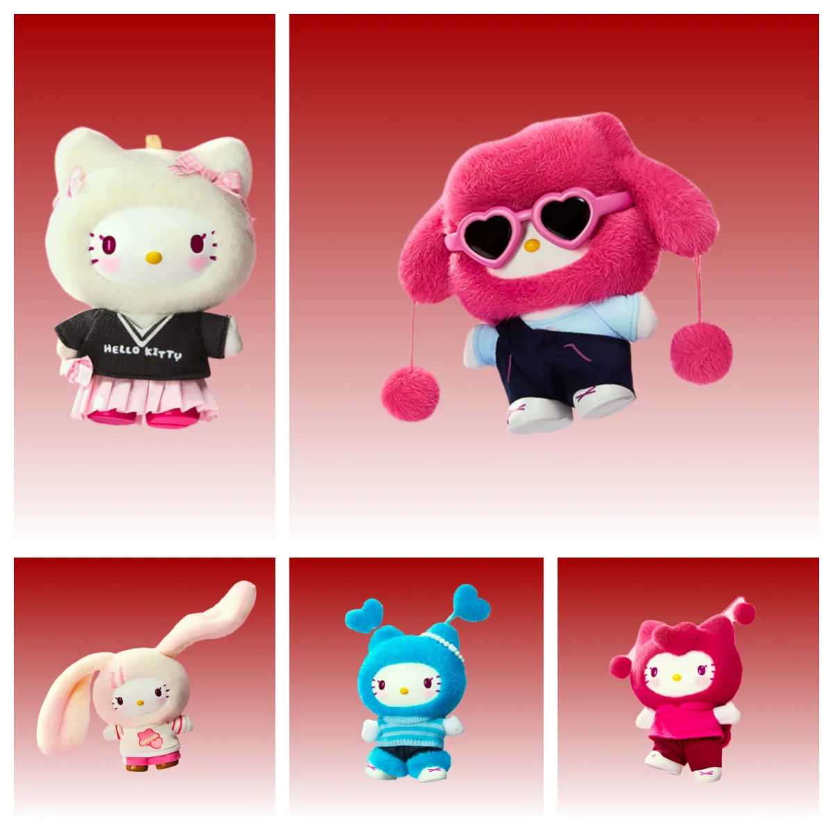 

Miniso Sanrio персонажи Hello Kitty поп-звезда серии виниловая лицевая глухая коробка игрушки сумка подвески брелки украшения подарки для детей