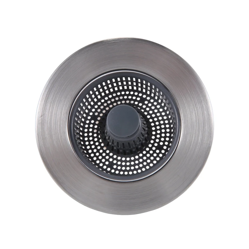 

Фильтр для кухонной раковины от запаха, сливной фильтр-сетка из нержавеющей стали с выдвижным механизмом, сливной фильтр для кухонной раковины