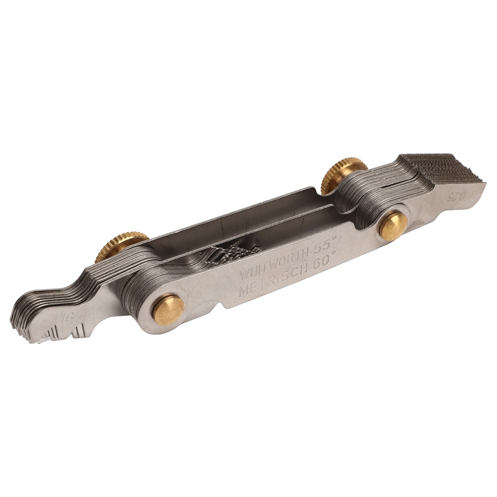E9 Thread Gauge 55° 60° 52 Blades Metric Imperial Stainless Steel Screw Pitch Measuring Tool