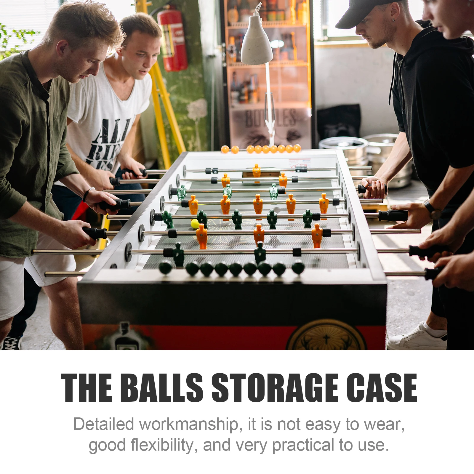

2pcs Black Balls Storage Boxes Under Table Football Accessories Durable Plastic Foosball Table Equipments Game Supply