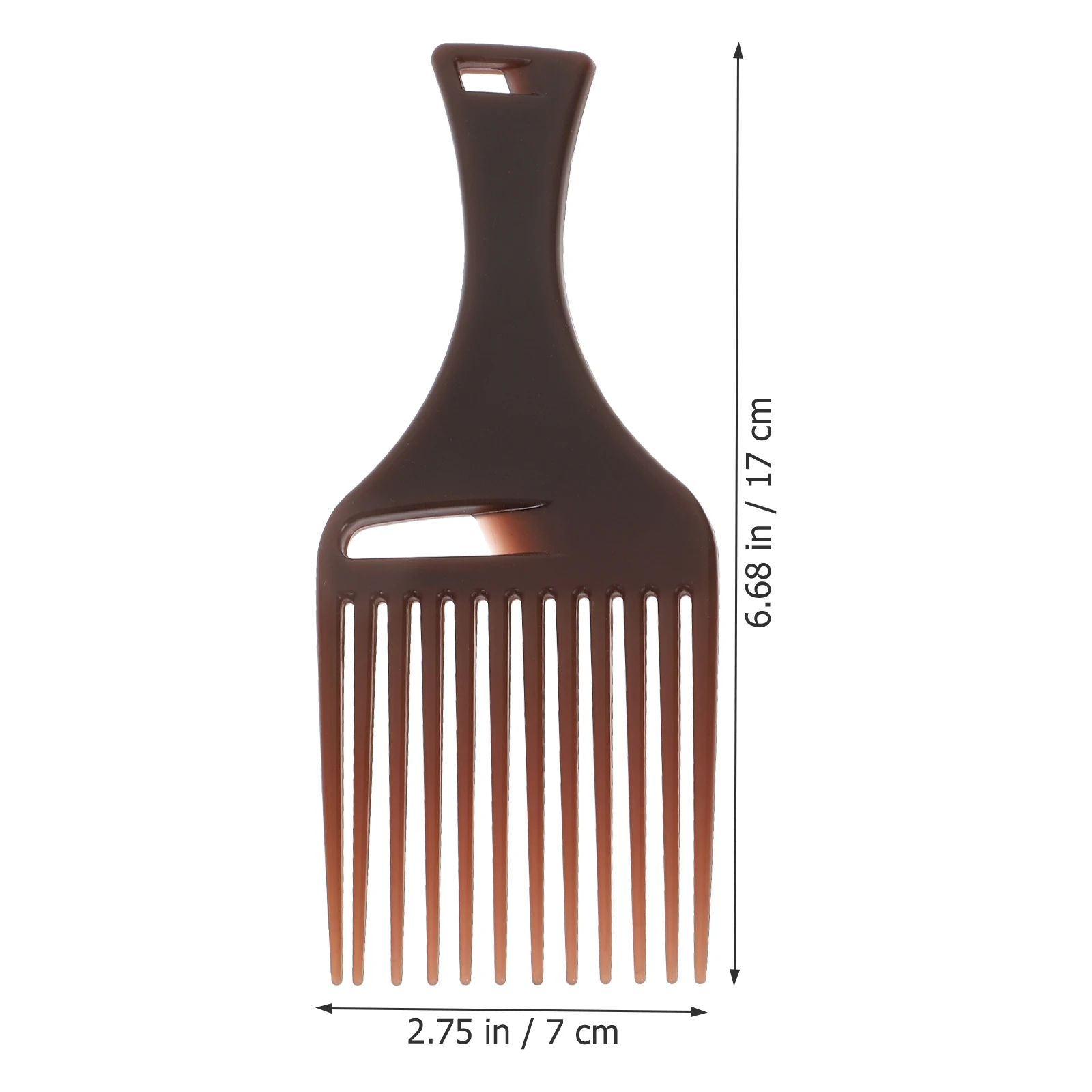 

2Pcs Oil Head Comb Wide Tooth Plastic Hair Pick Comb Large Teeth Salon Hair Styling Haircut Barber Hairdressing Tool