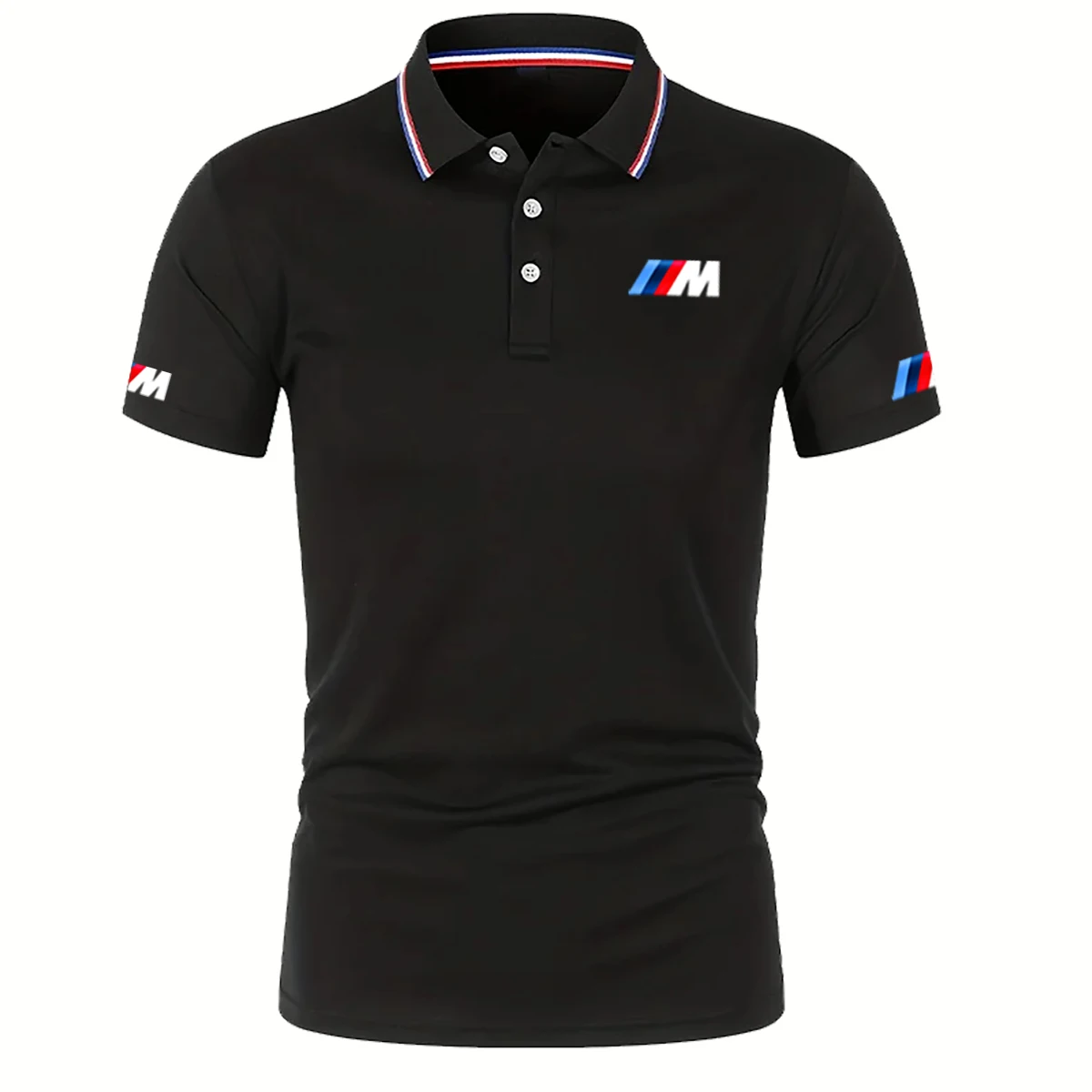 2025 New Fashion Clothing T-shirt Summer Short sleeved Men's Polo T-shirt BMW Logo Motorcycle Racing Team Men's Polo Shirt