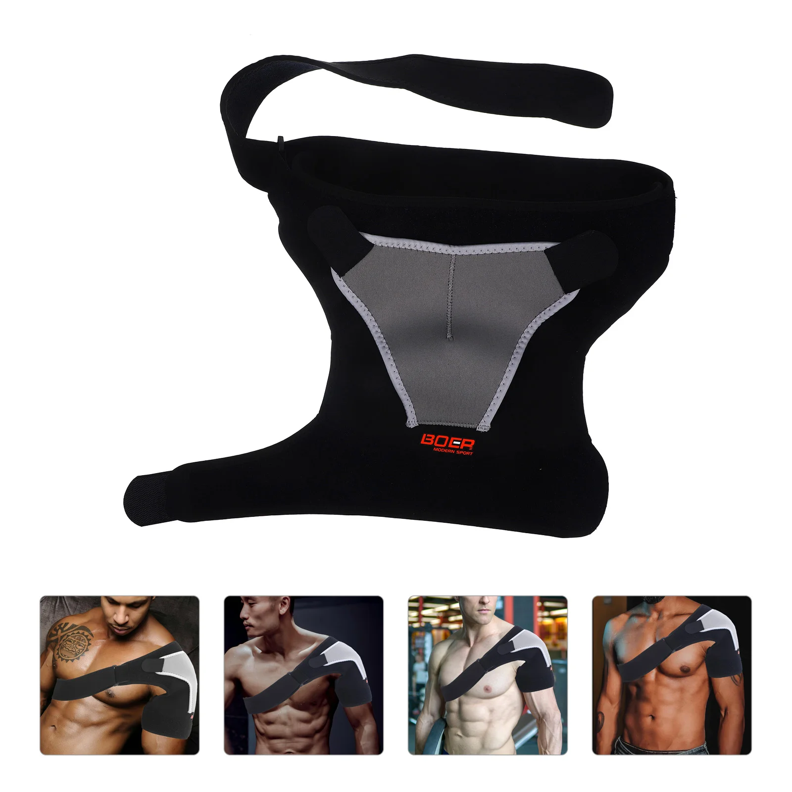 Left Protector Injury Recovery Protective Gear Rotator Cuff Prevention Adjustable Shoulder