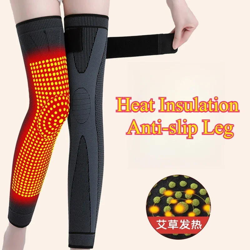 

1Pair Extended Warm Non-slip Motorcycle Kneepad Protective Pad Men Women's Cold Knees Wholesale Heat Insulation Anti-slip Leg