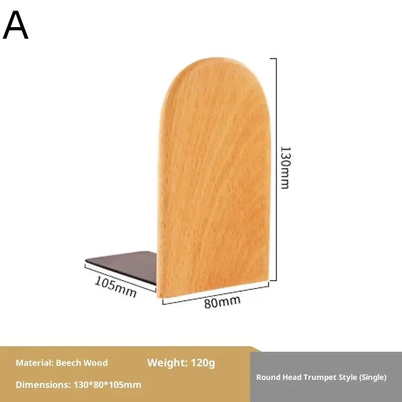Porte-livres en bois naturel, organisateur de bureau, accessoires de rangement pour livres, support 