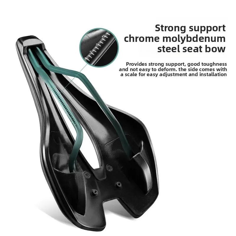 Bike Seat Cushion Hollow Short Nose Saddle Mountain Road Bike Seat Cushion Comfort Race Riding Accessories