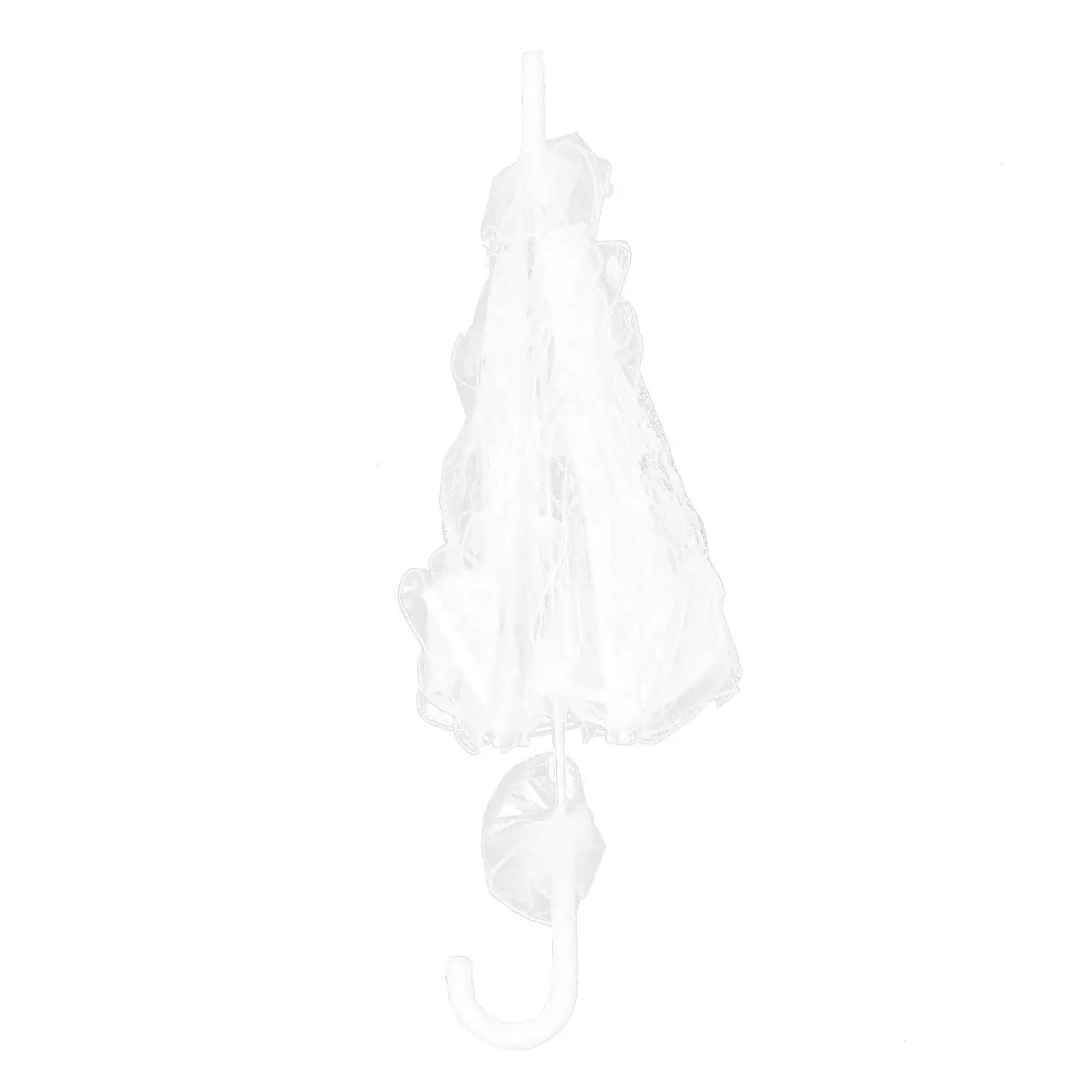 

Umbrella White Vintage Photography Prop Performance Bridesmaid Aluminum Frame Comfortable Hand Feeling Home