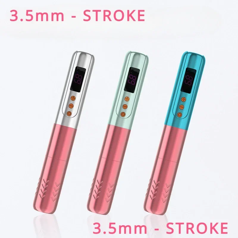 Wireless Battery Pen Tattoo Tattoo Tattoo Embroidery Pen Integrated Machine 3.5 Stroke Hollow Cup Motor 12000rpm