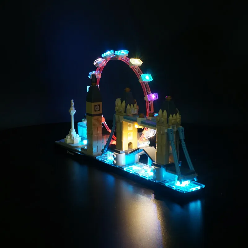 No Bricks Led Light Kit for Architecture London Skyline 21034